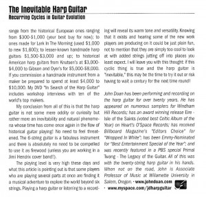 Fingerstyle Guitar Magazine - The Inevitable Harp Guitar - no.66 pg44