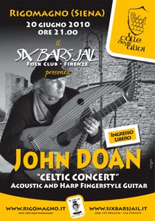 John Doan in Six Bars Jail Concert 2010, Italy