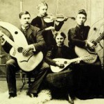 knutsen family portrait with harp guitars history