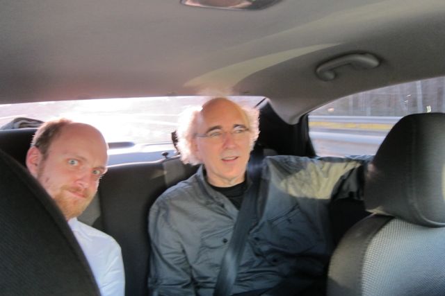 John Down in Moscow in a vehicle.