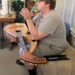 14. John Doan Harp Guitar Retreat Nick b4 performance