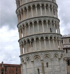 17.John Doan pushing Tower of Pisa