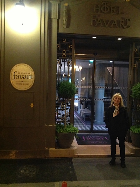 Deirdra Doan at the Hotel Favart in Paris, France.