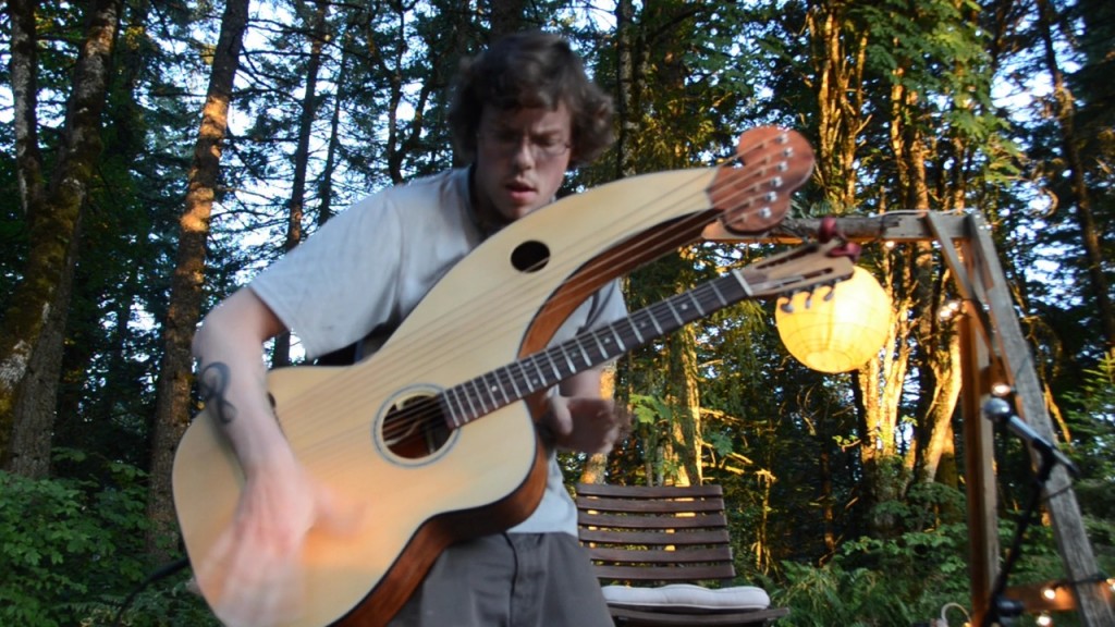 Adrian Bellue Harp Guitar Performance