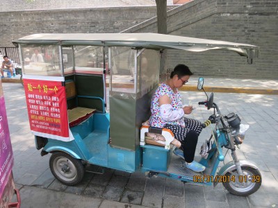 10. Xian local cab