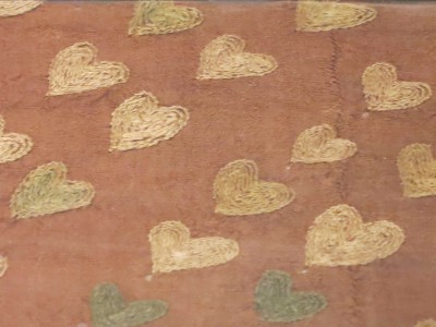16.3 Silk w Hearts Embroidery 600 AD