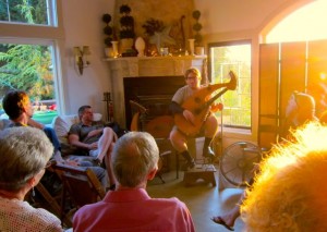 15. John Doan Harp Guitar Retreat Nick concert