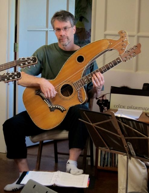 John Doan Harp Guitar Retreat Brent