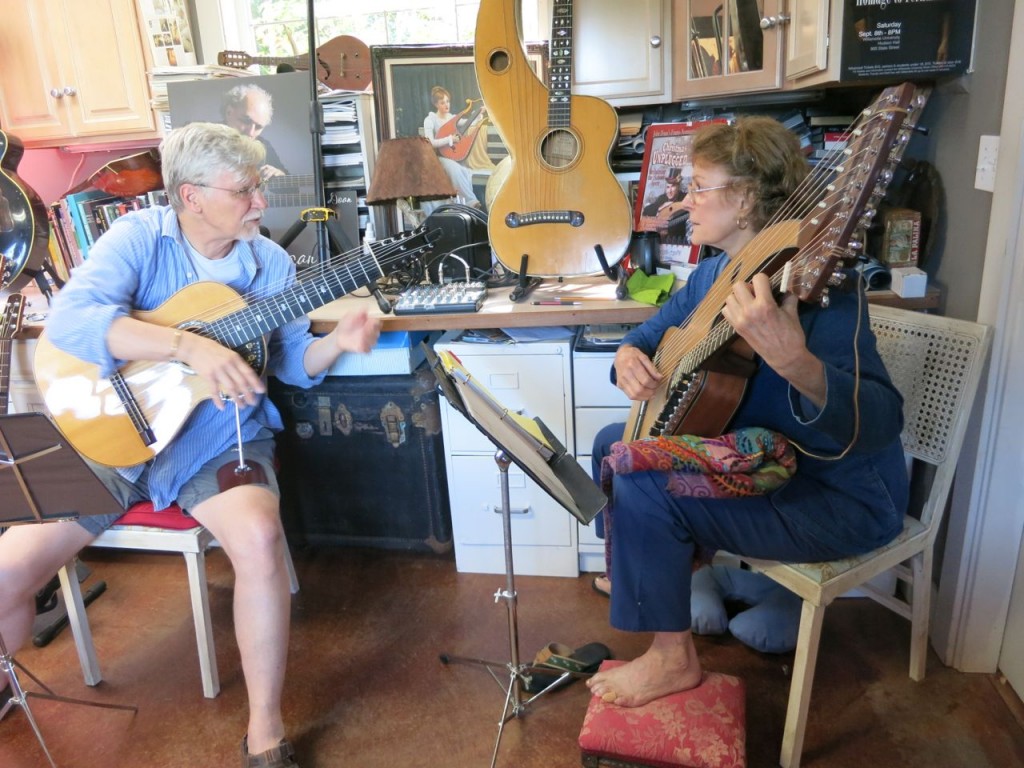 4. Harp Guitar Retreat 2014 James Schaller and Angele Blanton