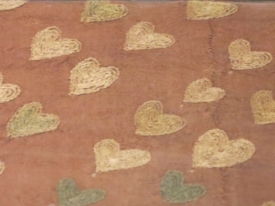 16.3 Silk w Hearts Embroidery 600 AD