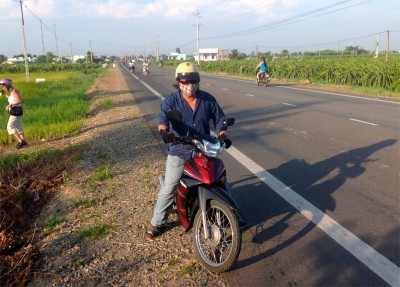 66. Motorcycle in the Country